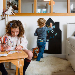 Tableau magnétique mural repositionnable - Maison