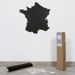 Tableau magnétique mural repositionnable - Carte de France