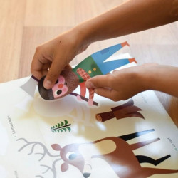 Poster géant + 60 stickers - La forêt
