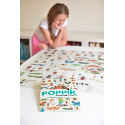 Poster géant + 44 stickers - Insectes