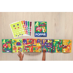 Poster + 520 gommettes - Les Lettres A/Z