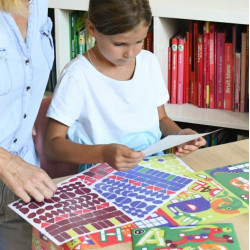 Poster + 520 gommettes - Les Lettres A/Z