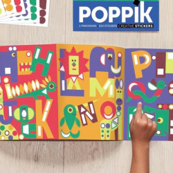 Poster + 520 gommettes - Les Lettres A/Z