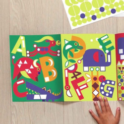 Poster + 520 gommettes - Les Lettres A/Z