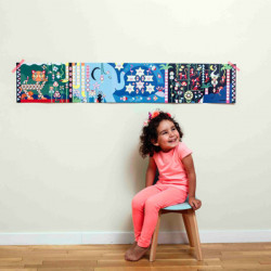 Poster + 750 gommettes - Jungle