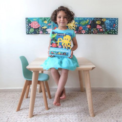 Poster et 750 gommettes - Aquarium