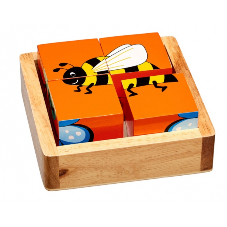 Puzzle 4 cubes - Insectes Puzzle 4 cubes - Insectes