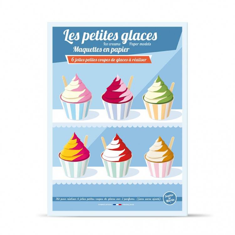 Maquettes en papier - Petites glaces