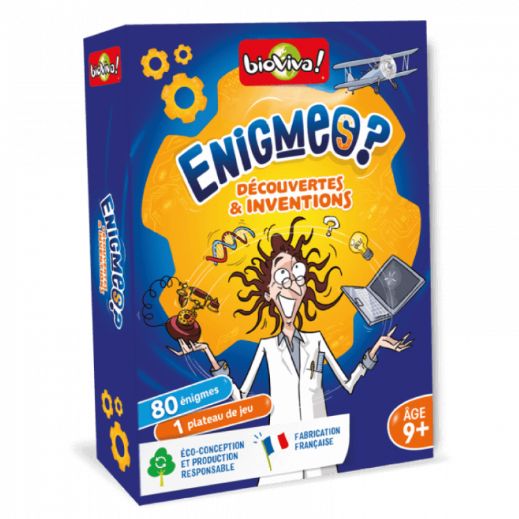 Enigmes - Découvertes et inventions - 9+ Enigmes - Découvertes et inventions - 9+