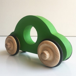 Petite voiture en bois - fait main
