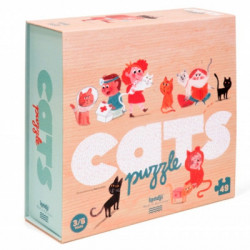 Puzzle 49 pièces - Les chats