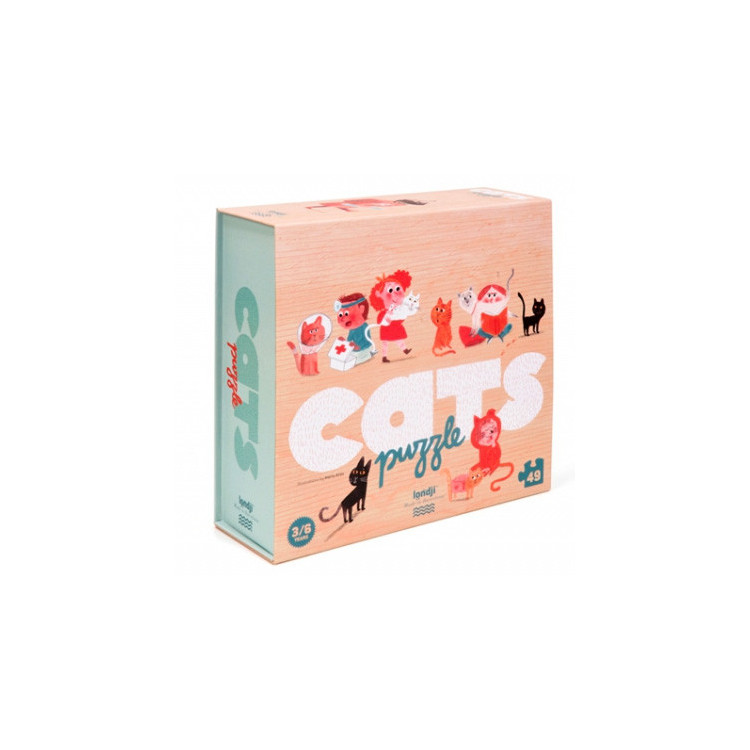Puzzle 49 pièces - Les chats Puzzle 49 pièces - Les chats
