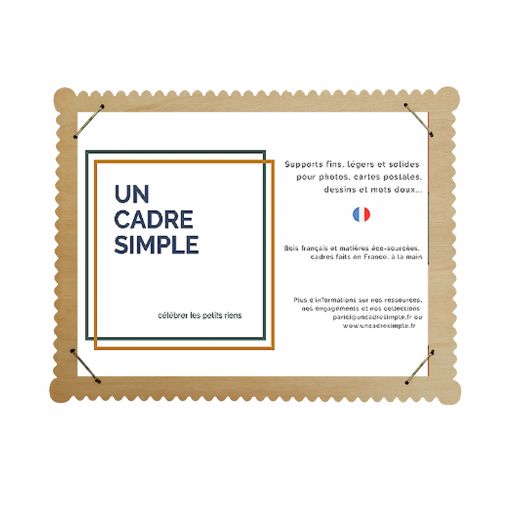 Petit Beurre - Cadre en bois avec élastique Petit Beurre - Cadre en bois avec élastique