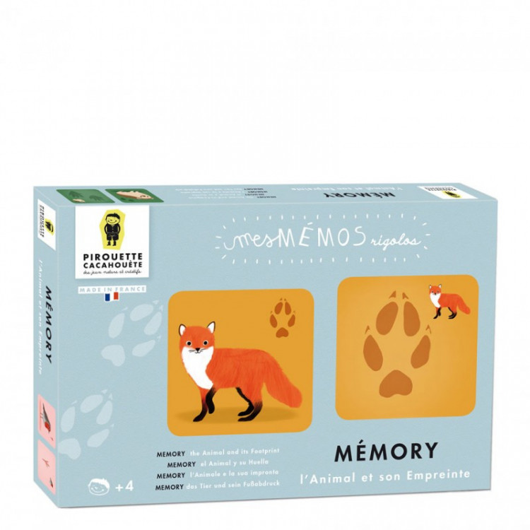 Mes mémos rigolos - Animal Empreinte Mes mémos rigolos - Animal Empreinte