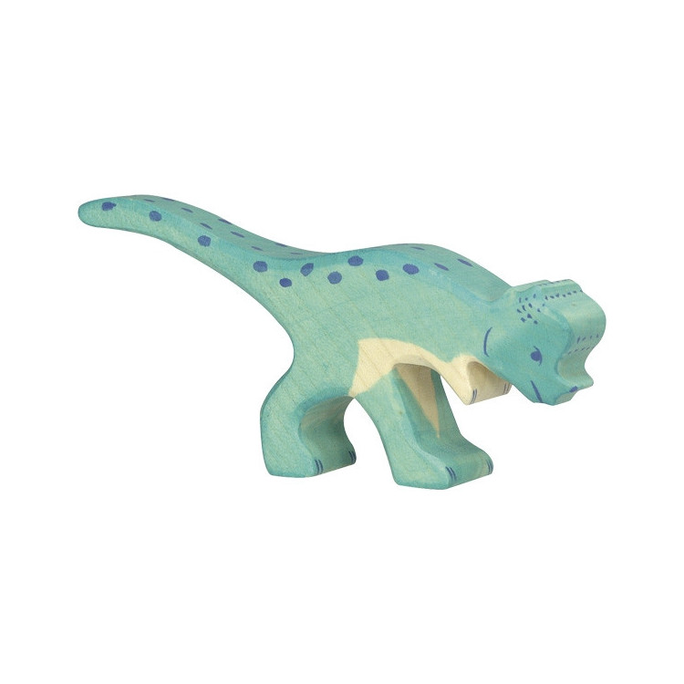 Pachycephalosaurus - bois peint main Pachycephalosaurus - bois peint main