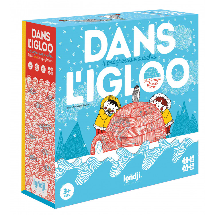 Puzzle progressif - Dans l'igloo Puzzle progressif - Dans l'igloo