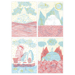 Puzzle progressif - Dans l'igloo