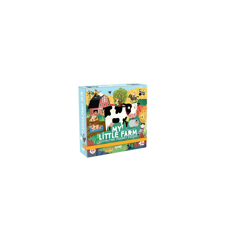 Puzzle de voyage 24 pièces - My little farm Puzzle de voyage 24 pièces - My little farm