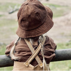 Chapeau rond côtelé - Coton GOTS