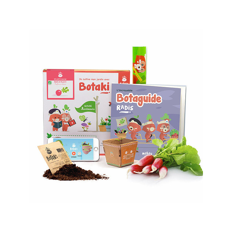 Botaki - Kit prêt à semer Radis Botaki - Kit prêt à semer Radis