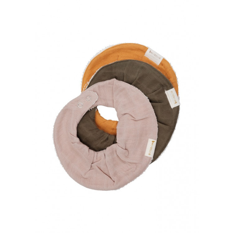 Bavoirs collerettes - lot de 3 Bavoirs collerettes - lot de 3