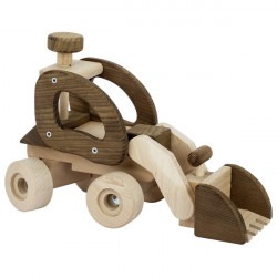 Chargeur en bois naturel,...