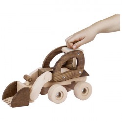 Chargeur en bois naturel, Goki Nature