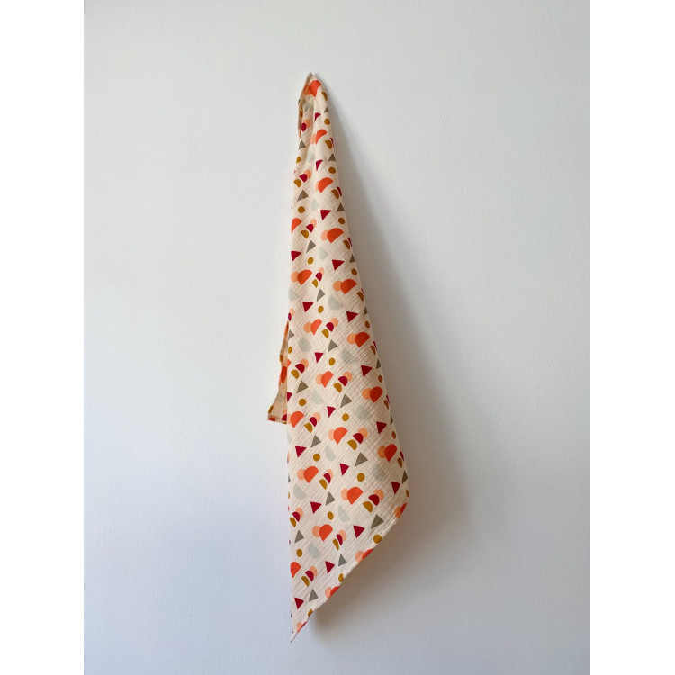 Lange 64x64cm coton GOTS - Motifs graphiques Lange 64x64cm coton GOTS - Motifs graphiques