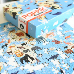 Puzzle éducatif 500 pièces - Animaux du monde