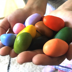 Crayon Rocks - 16 cailloux de couleurs en cire naturelle