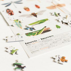 Puzzle éducatif 500 pièces - Les insectes