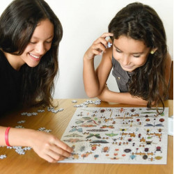 Puzzle éducatif 500 pièces - Les insectes