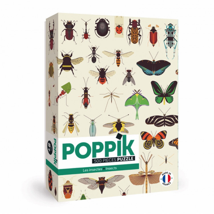 Puzzle éducatif 500 pièces - Les insectes Puzzle éducatif 500 pièces - Les insectes