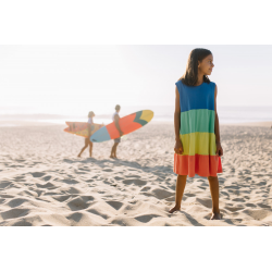 Haleiwa Robe d'été Multicolore jersey de coton bio