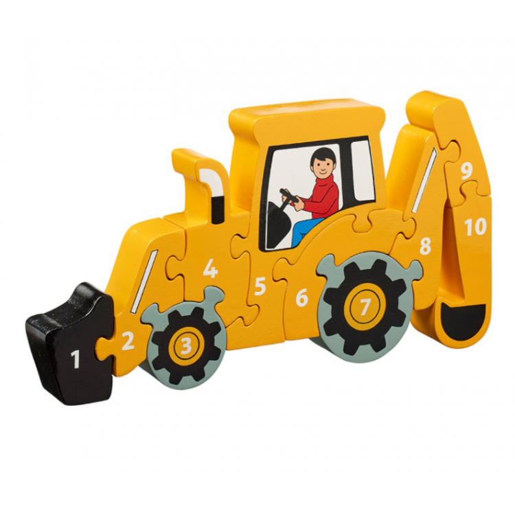 Puzzle équitable - Pelleteuse 1 à 10 Puzzle équitable - Pelleteuse 1 à 10