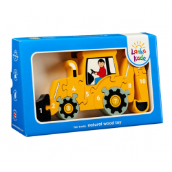 Puzzle équitable - Pelleteuse 1 à 10
