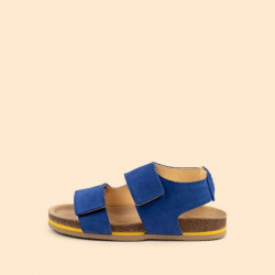 Sandales cuir - Bleu