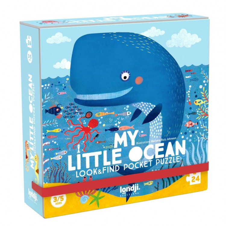 Puzzle de voyage 24 pièces - My little Ocean Puzzle de voyage 24 pièces - My little Ocean