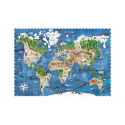 Puzzle de voyage 100 pièces - Discover the world