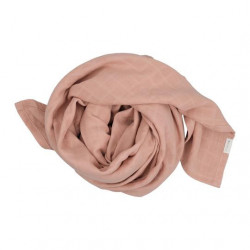 Lange d'emmaillotage 120x120cm - Oldrose