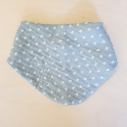 Ensemble naissance turbulette, lange et bavoir