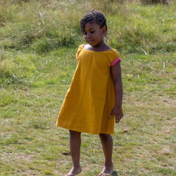 Robe d'été réversible - mousseline coton