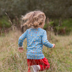 T-shirt col boutonné manches longues - Summer days