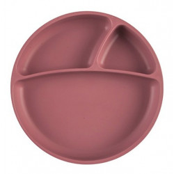 Assiette compartimentée à ventouse