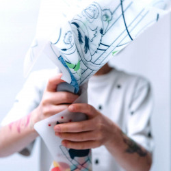 Set en silicone à colorier - Jungle Asie