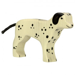 Dalmatien, bois peint main