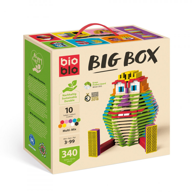 Jeu de construction Big Box -340 briques Jeu de construction Big Box -340 briques