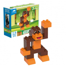 Jeu de briques écoplastique - Le singe