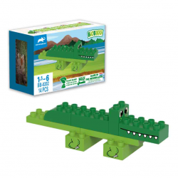 Jeu de briques bioplastique - Le croco