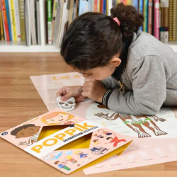 Poster éducatif 49 stickers -Corps humain